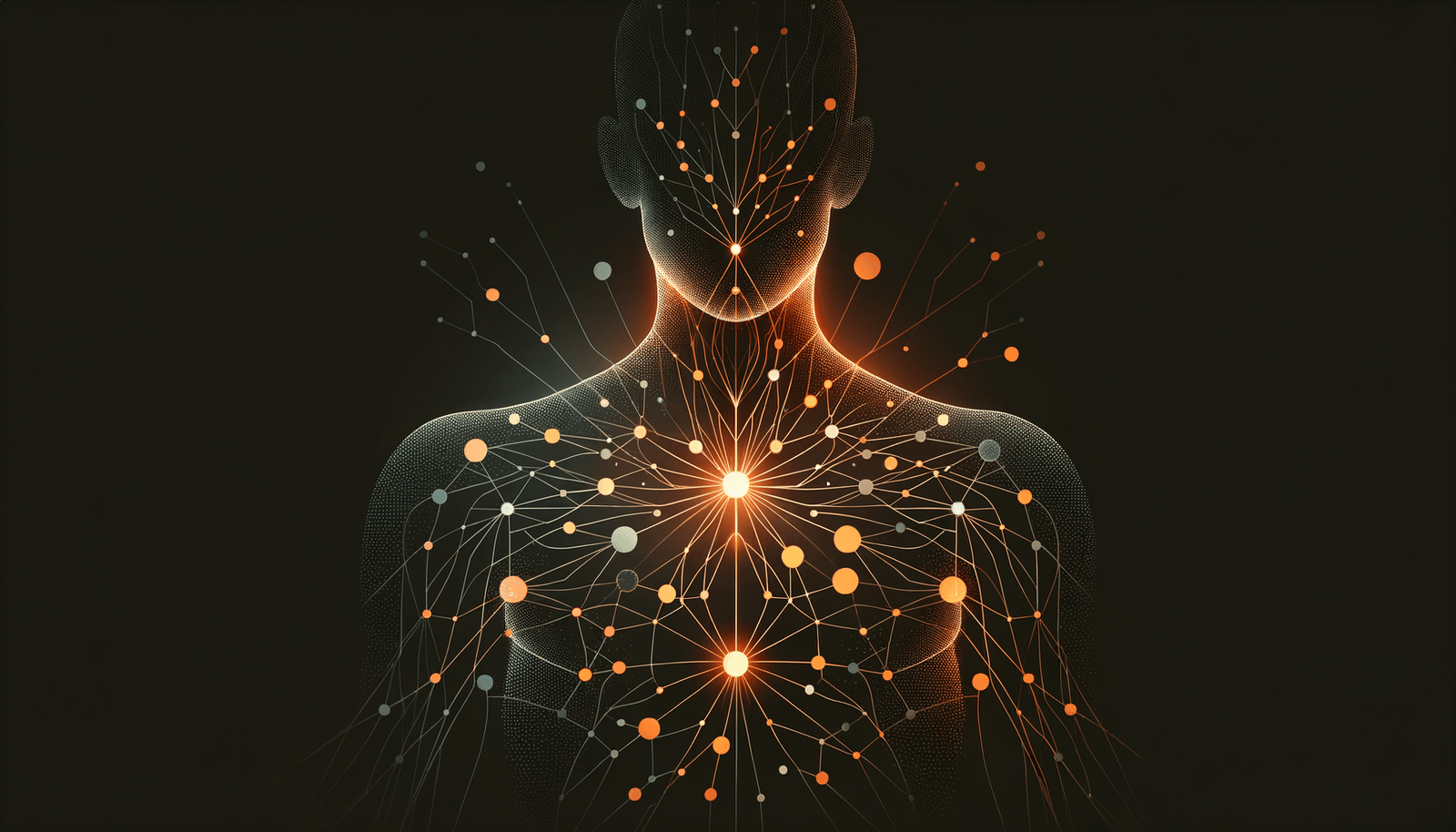 Glowing human silhouette with healing pathways — quit smoking body recovery timeline